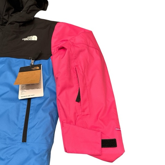 Kids’ Freedom insulated waterproof hooded jacket optic blue Large 12 NEW NWT - Picture 9 of 11